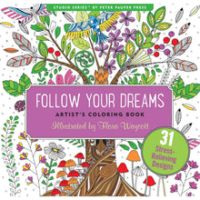 Load image into Gallery viewer, Follow Your Dreams Artist's Coloring Book