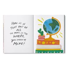 Load image into Gallery viewer, So Lucky You Are my Mom Gift Book