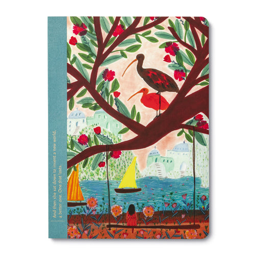 And Then She Sat Down To Invent A New World Notebook