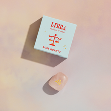 Load image into Gallery viewer, Libra Boxed Zodiac Crystal – Rose Quartz