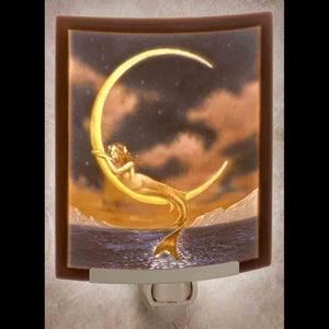 Mermaid and Moon Colored Nightlight