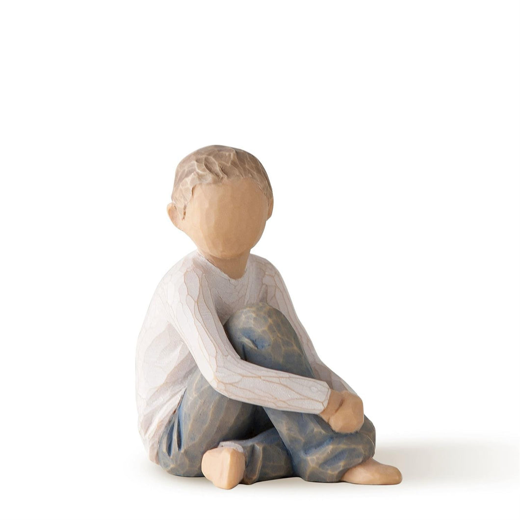 Caring Child (Lighter Skin) Willow Tree