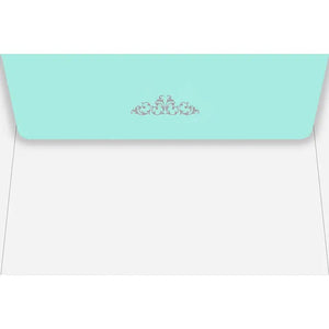 Blue Elegance Thank You Notes