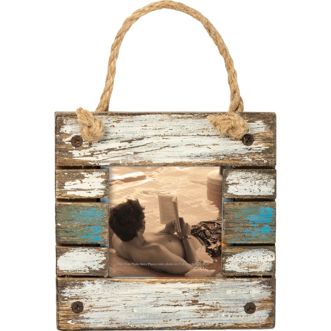 Weathered Slat Mini Frame