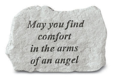 May You Find Comfort Concrete Stone