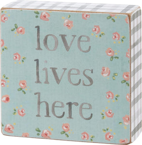 Love Live Here Block