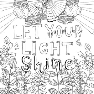 Color Me Blessed Artist's Coloring Book