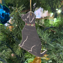 Load image into Gallery viewer, Black Lab MV Ceramic Ornament