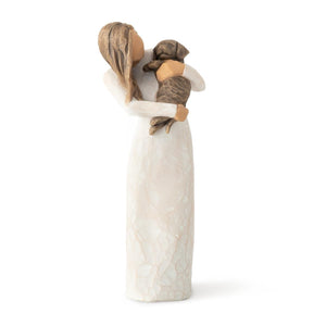 Adorable You (Dark Dog) Willow Tree