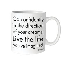 Load image into Gallery viewer, Go Confidently (Henry David Thoreau) Mug