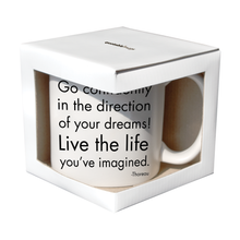 Load image into Gallery viewer, Go Confidently (Henry David Thoreau) Mug