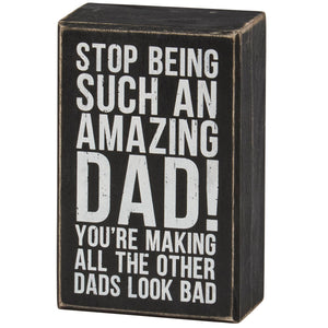 Amazing Dad Box Sign