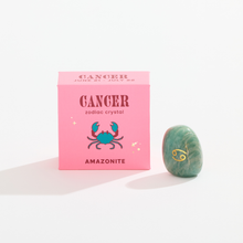Load image into Gallery viewer, Cancer Boxed Zodiac Crystal - Amazonite