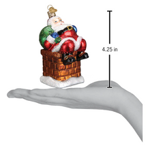 Load image into Gallery viewer, Santa (Chimney Stop) Ornament