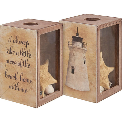 Take A Piece Of Beach Home Shell Holder