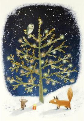 Winter Tails Small Boxed Holiday Cards