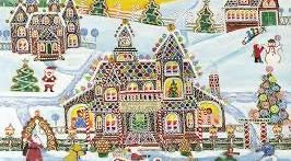 Gingerbread Village Deluxe Boxed Holiday Cards