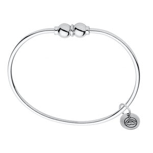 CC Bracelet Silver Dbl Ball