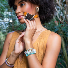 Load image into Gallery viewer, Amethyst Stone Stacking Bracelet