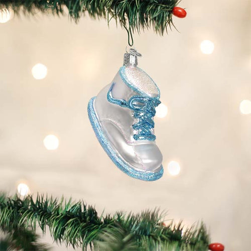Baby Boy Shoe Ornament
