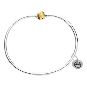 Cape Cod Bracelet with 14K Swirl Ball