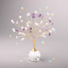 Load image into Gallery viewer, Amethyst/Gold Crystal Tree