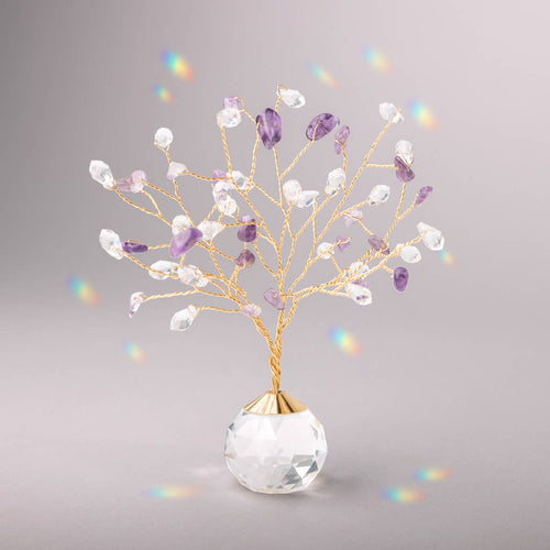 Amethyst/Gold Crystal Tree