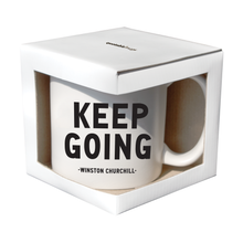 Load image into Gallery viewer, Keep Going (Winston Churchill) Mug