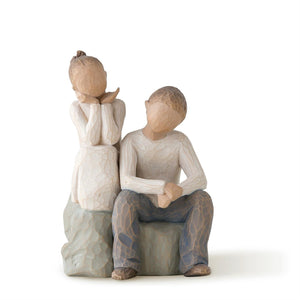 Brother And Sister (Lighter Skin) Willow Tree