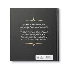 Load image into Gallery viewer, I Wrote A Book About You Gift Book