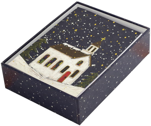 Village Church Small Boxed Holiday Cards