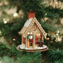 Load image into Gallery viewer, Gingerbread Cottage Ornament