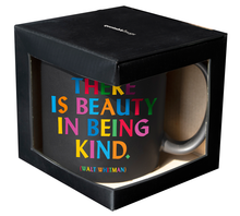 Load image into Gallery viewer, Beauty In Being Kind (Walt Whitman) Mug