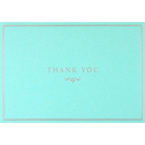 Blue Elegance Thank You Notes
