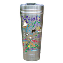 Load image into Gallery viewer, Martha’s Vineyard Colored Thermal Tumbler