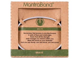 Brave Mantraband Cuff Bracelet