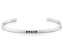 Load image into Gallery viewer, Brave Mantraband Cuff Bracelet