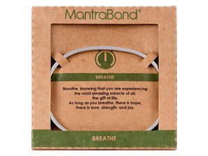 Breathe Mantraband Cuff Bracelet