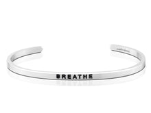 Load image into Gallery viewer, Breathe Mantraband Cuff Bracelet
