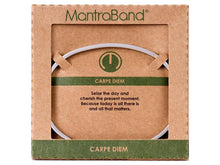 Load image into Gallery viewer, Carpe Diem Mantraband Cuff Bracelet