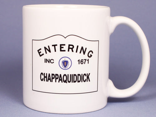 Entering Chappaquiddick Ceramic Mug