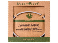 Load image into Gallery viewer, Choose Joy Mantraband Cuff Bracelet