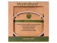 Load image into Gallery viewer, Choose Love Mantraband Cuff Bracelet