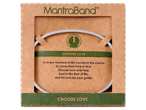 Choose Love Mantraband Cuff Bracelet