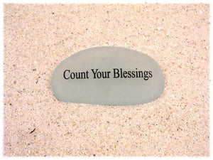 Count Your Blessings Sea Glass