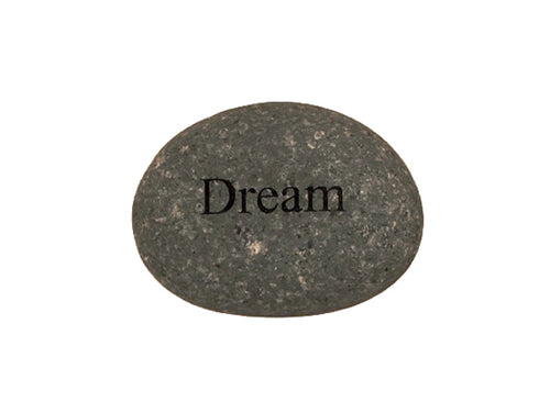 Dream Small Carved Beach Stone