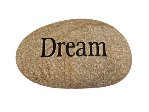 Dream Carved River Stone