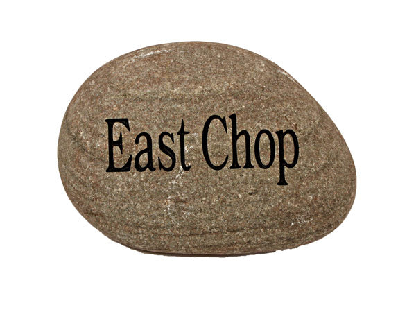 East Chop Carved River Stone