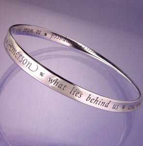 Sterling Silver Emerson What Lies Mobius Bracelet