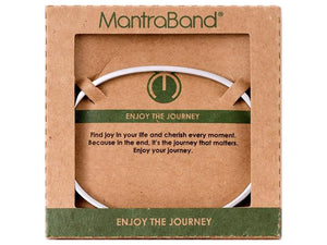 Enjoy The Journey Mantraband Cuff Bracelet